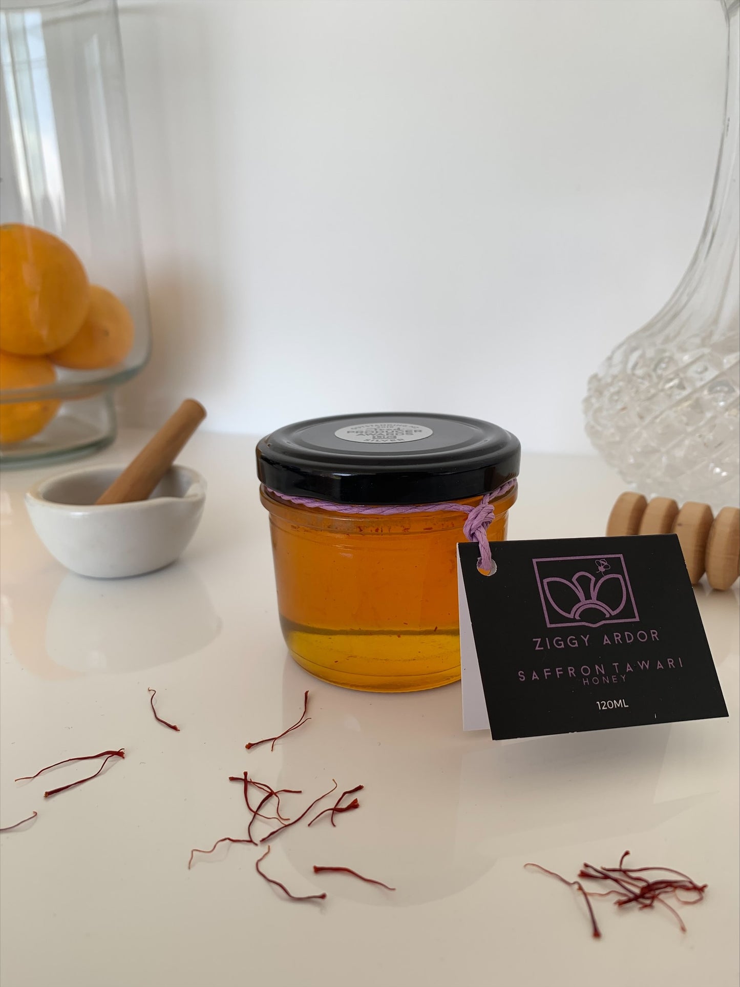 Saffron Tāwari honey 120ml